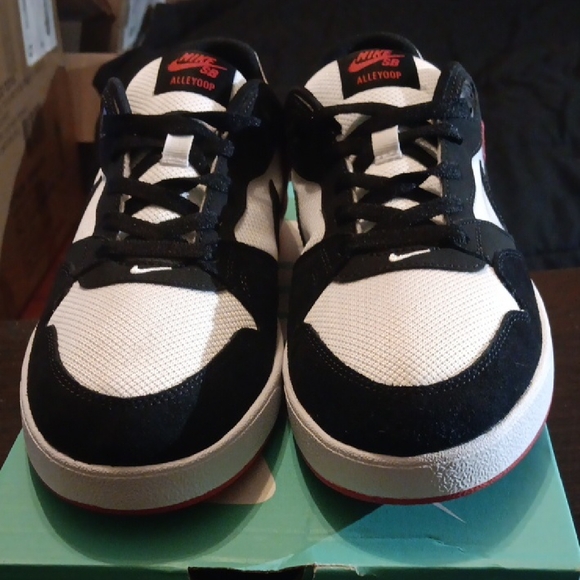 Nike SB Alleyoop Black Toe Sneakers Mens 10 Womens 11.5 NWBOX - Picture 4 of 10